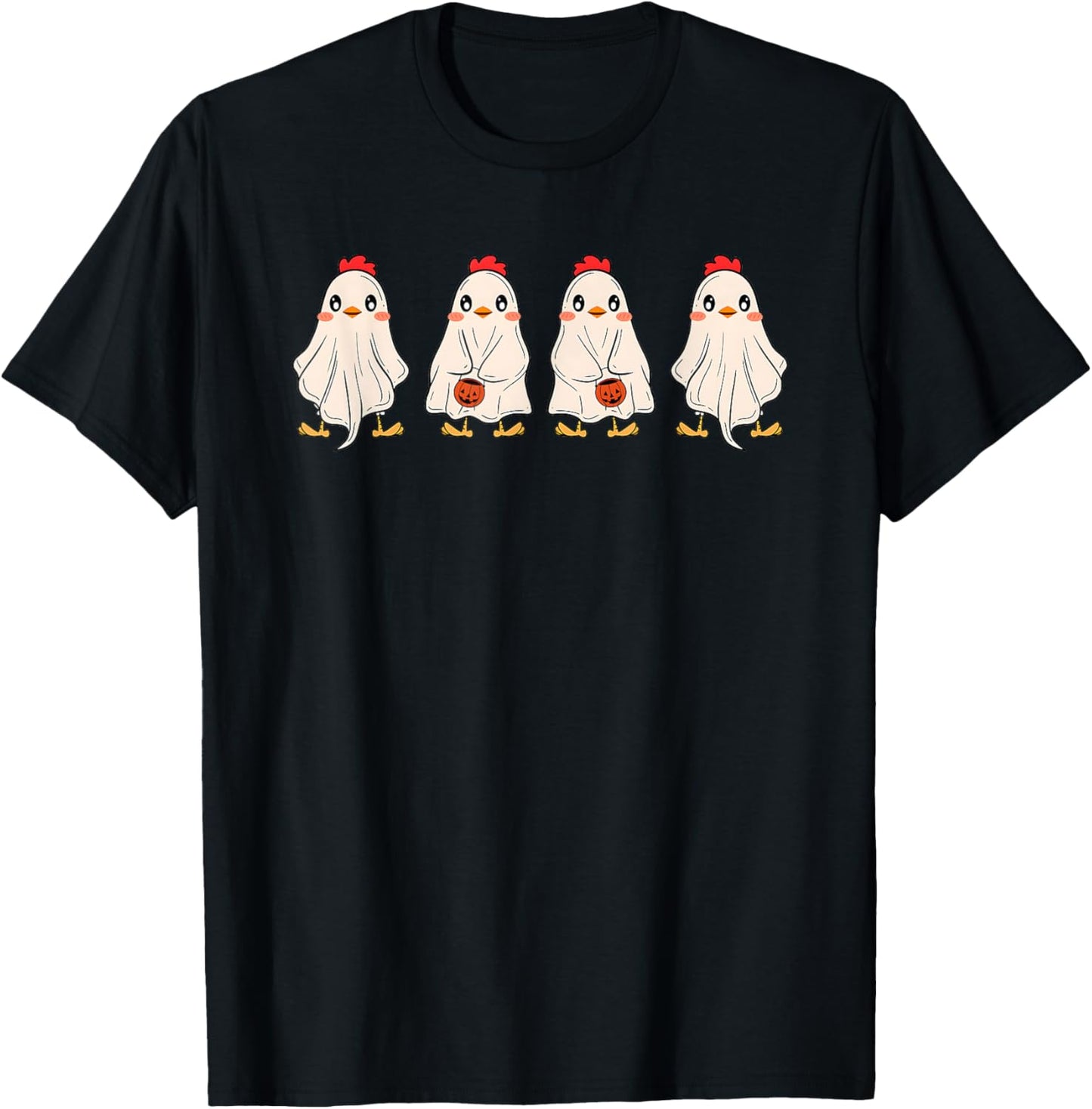 Halloween Chicken Funny Spooky Season Halloween Farm Life T-Shirt