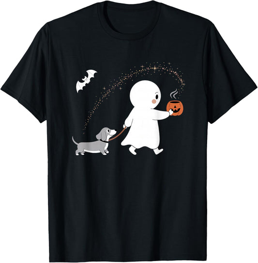 Halloween Dachshund Spooky Season Weenie Dog T-Shirt