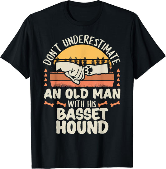 Basset Hound Shirt Men Women Dog Mom Dog Lover T-Shirt