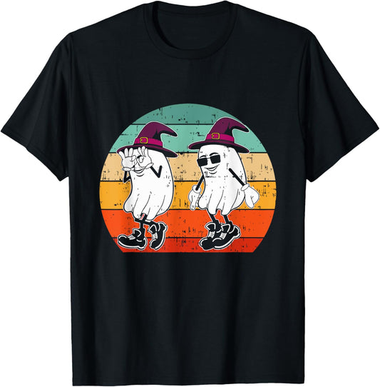 Halloween Ghost Griddy Dance Spooky Season T-Shirt