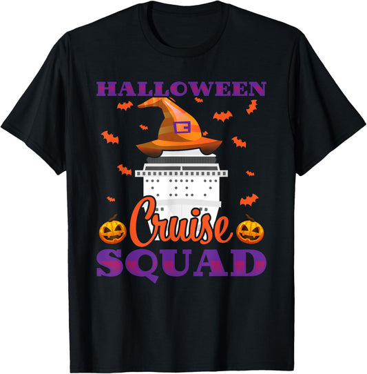 Halloween Cruise Squad Cruising Crew Spooky Season T-Shirt