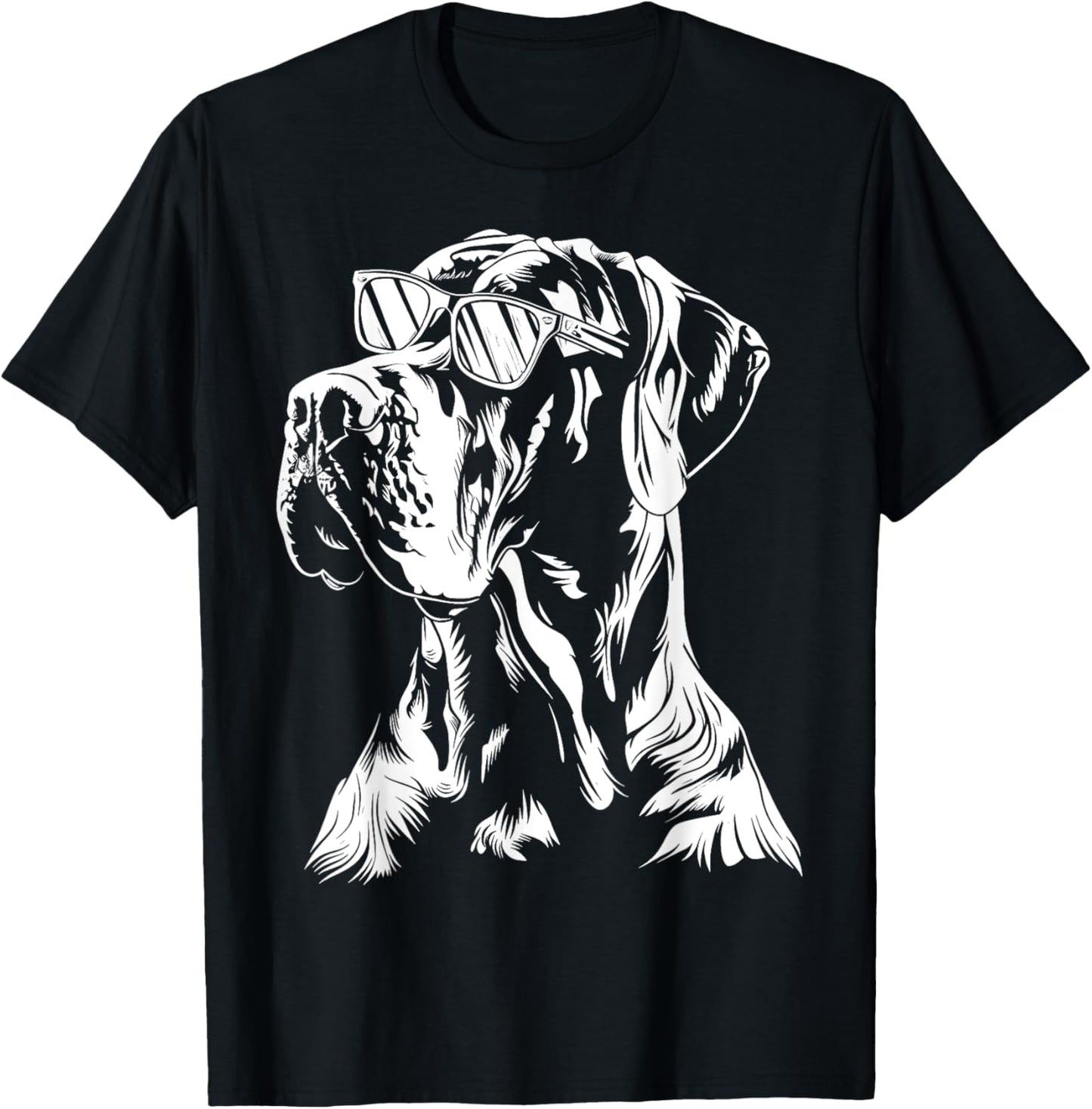 Great Dane Sunglasses Funny Dog Mom Dad T-Shirt for Men Women Kids