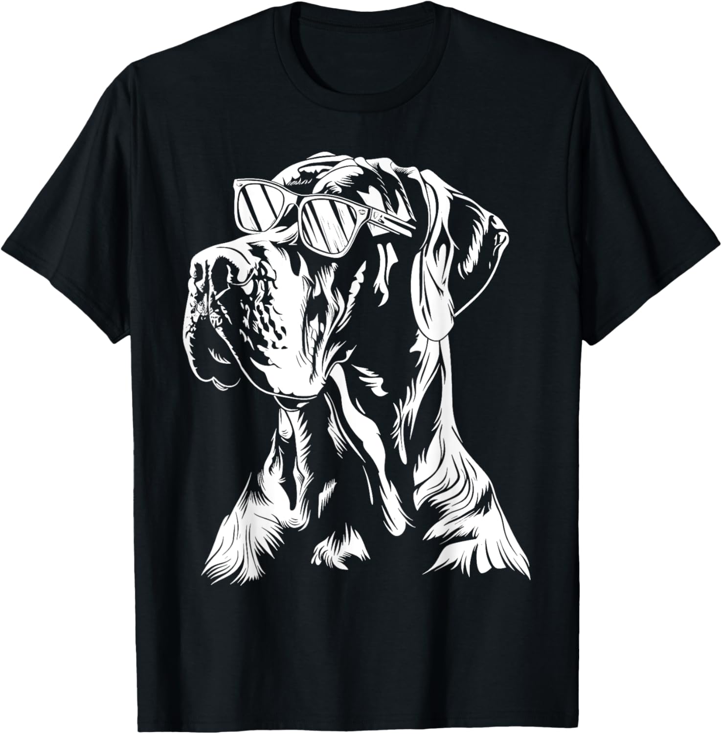 Great Dane Sunglasses Funny Dog Mom Dad T-Shirt for Men Women Kids