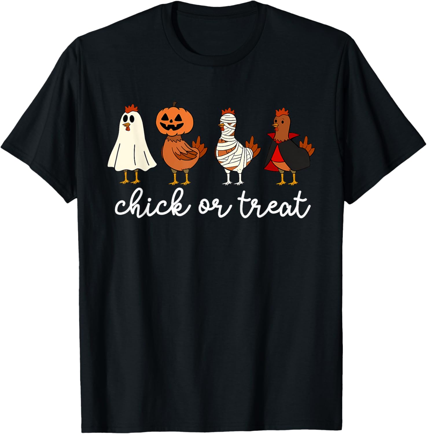 Halloween Chicken Skeleton Chick Or Treat Spooky Season T-Shirt