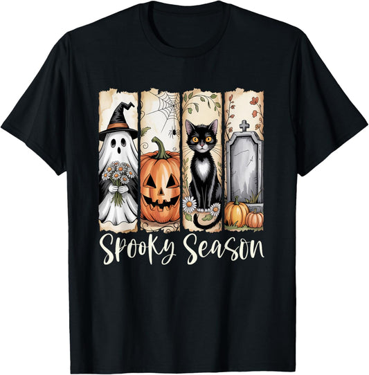 halloween costumes 2025 funny Tee Spooky Season Gift T-Shirt