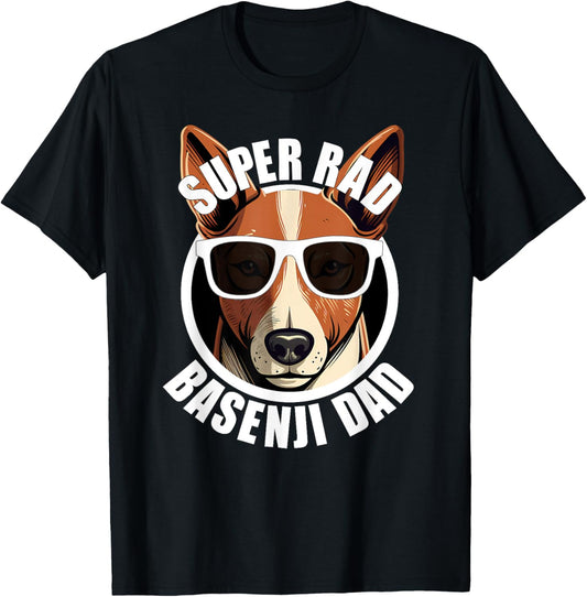 Basenji Dad Funny Father’s Day Dog Dad Men’s T-Shirt