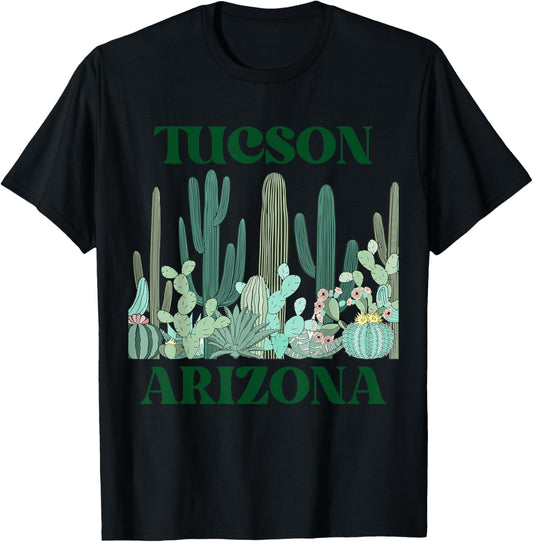 Green Tucson Arizona Cactus T-Shirt