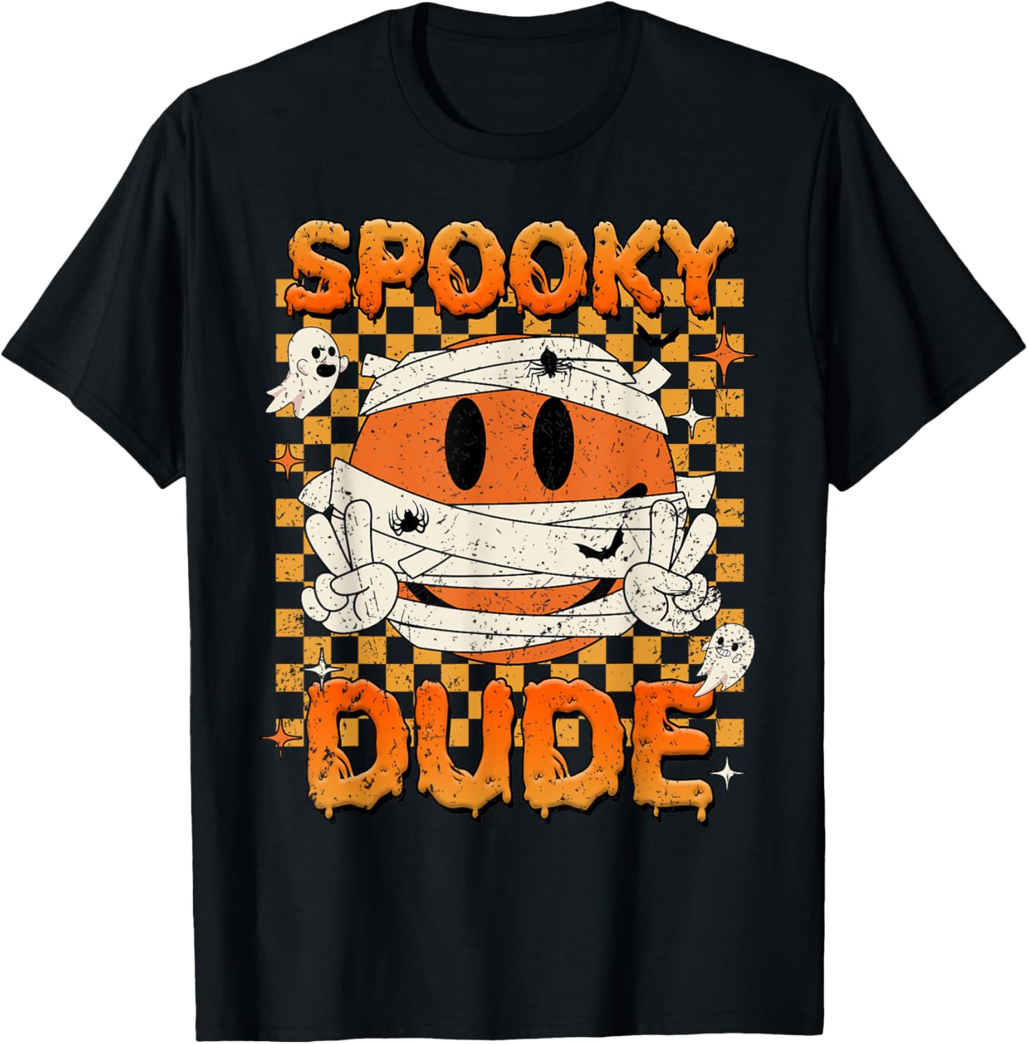 Halloween Spooky Smile Face Fall Pumpkin Season Women Men T-Shirt