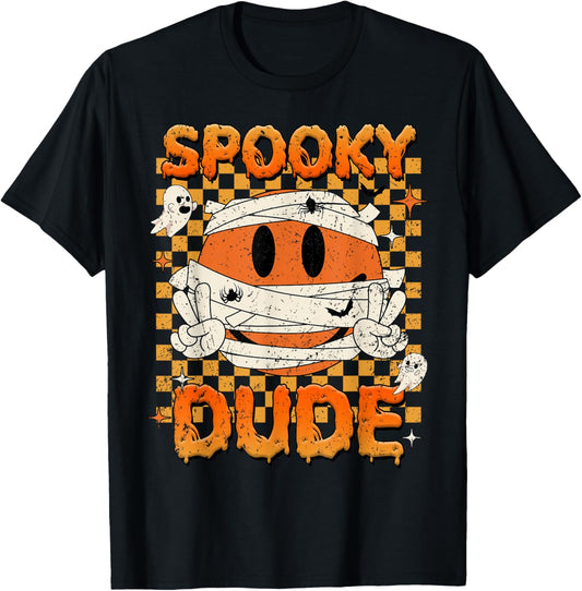 Halloween Spooky Smile Face Fall Pumpkin Season Women Men T-Shirt