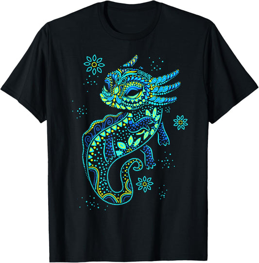 Axolotl Aztec Mexican Salamander Mexico T-Shirt