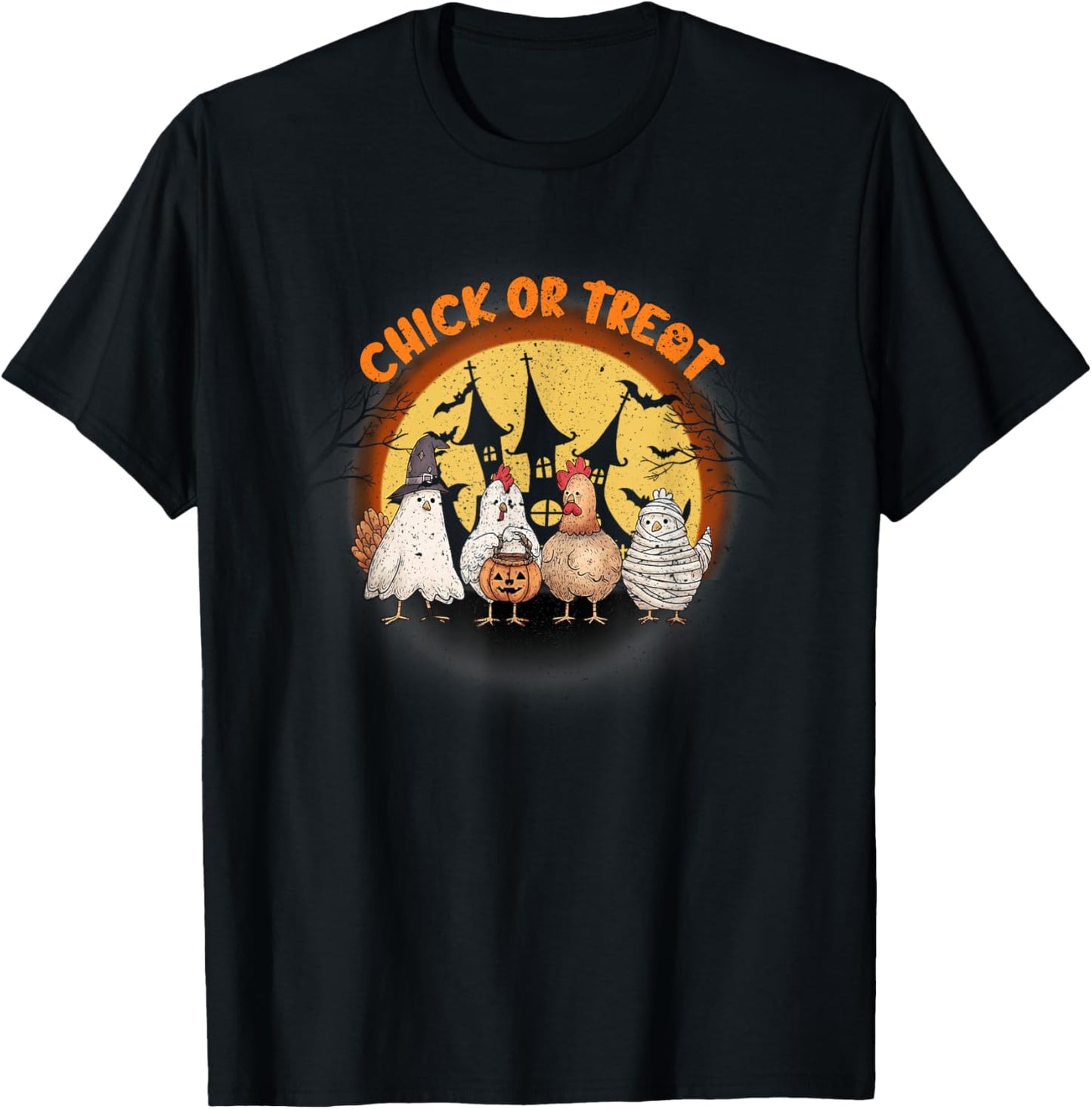 Halloween Chicken Skeleton Chick Or Treat Spooky Season T-Shirt
