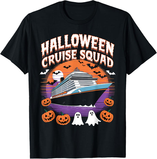 Halloween Cruise Squad Spooky Season Family Cruising Crew T-Shirt