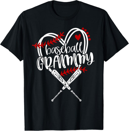 Baseball Grammy Funny Baseball Family Matching T-Shirt