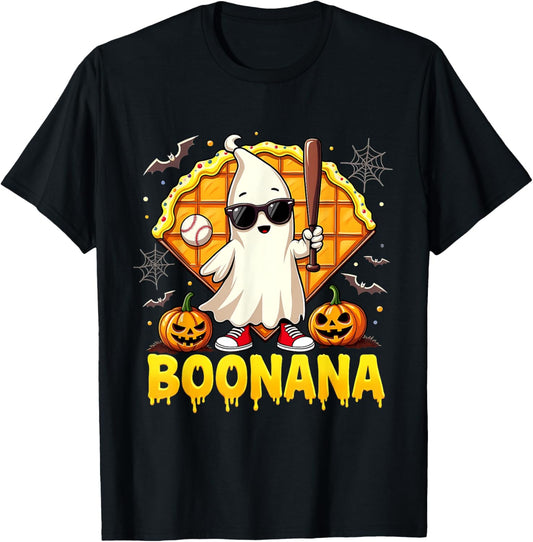 Halloween Spooky Season Boonana Cute Ghost Banana T-Shirt