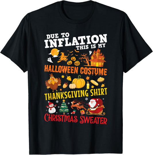 Halloween Costume, Thanksgiving, Ugly Christmas Sweater T-Shirt