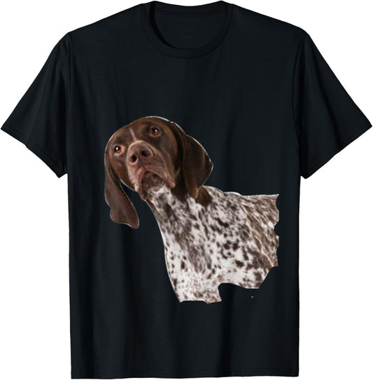 GSP German Shorthair Pointer Curious Face Mom Dad Dog Owner T-Shirt