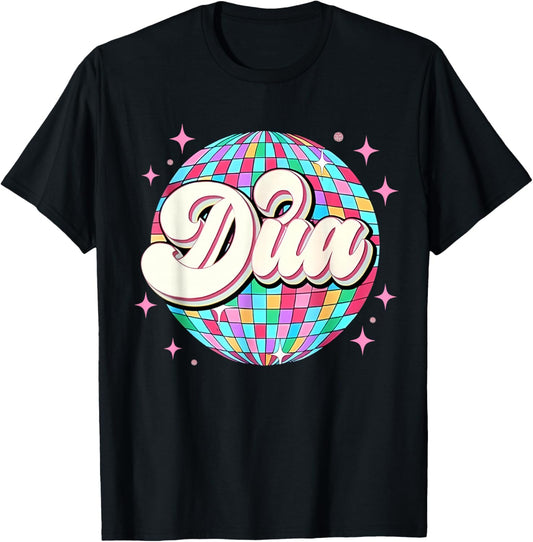 Groovy Girl Retro Dua First Name Personalized Tee 80, 90's T-Shirt