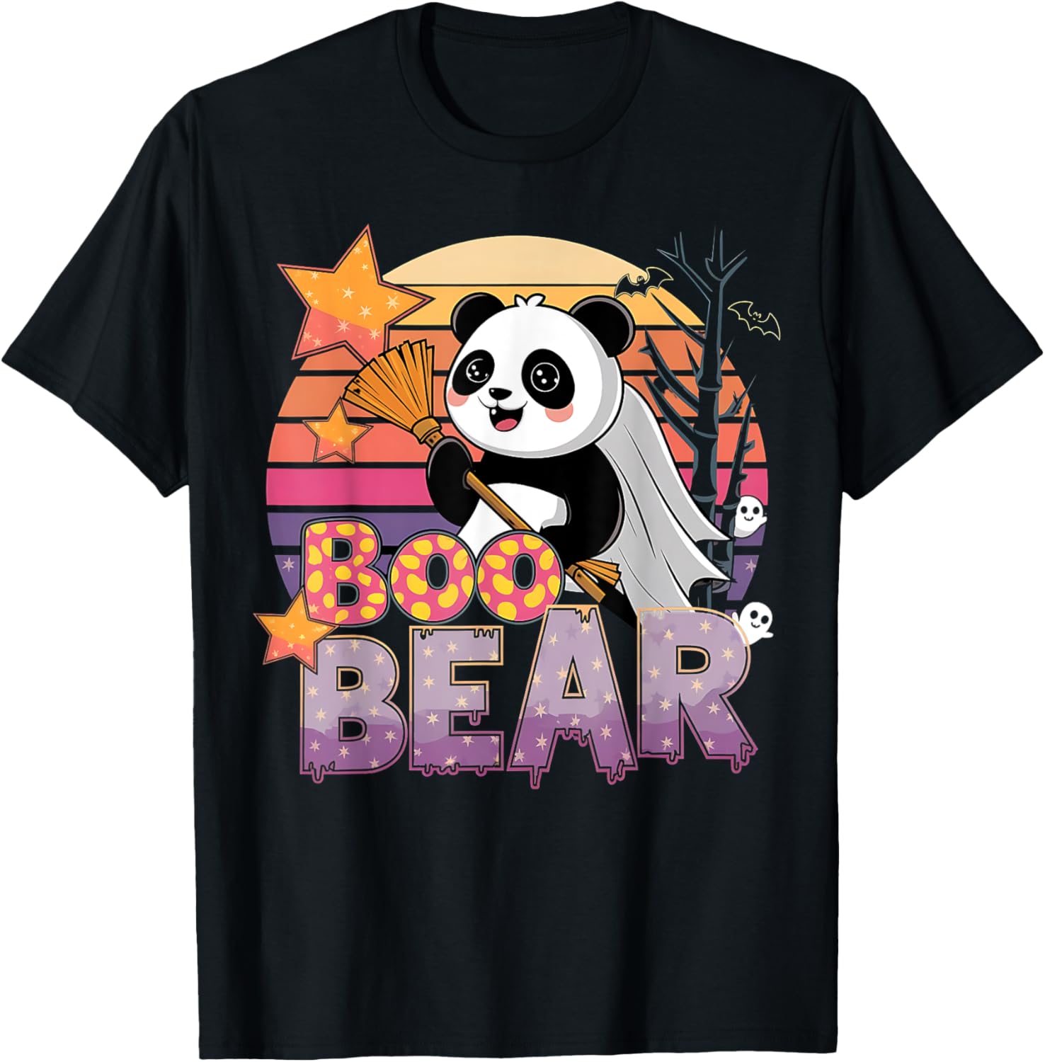 Halloween Costume Boo-Boo Bear Funny Vintage Scary Spooky T-Shirt