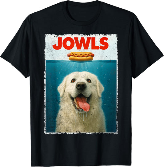 Great Pyrenees Jowls Gentle Giant Funny Dog Dad Dog Mom Top T-Shirt