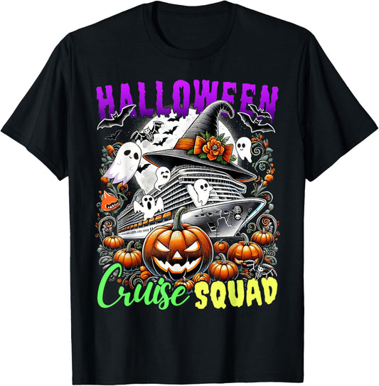 Halloween Cruise Squad 2025 Spooky Pumpkin season Family Men T-Shirt