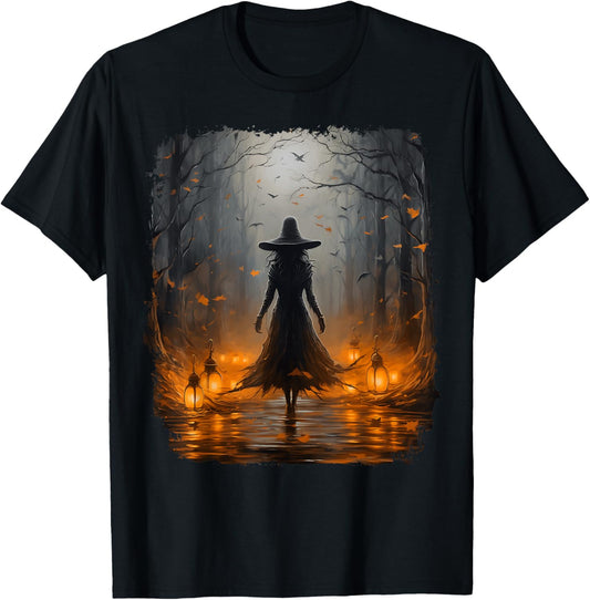 Halloween Mystical Witch Gothic Spooky Season Spooky Vibes T-Shirt